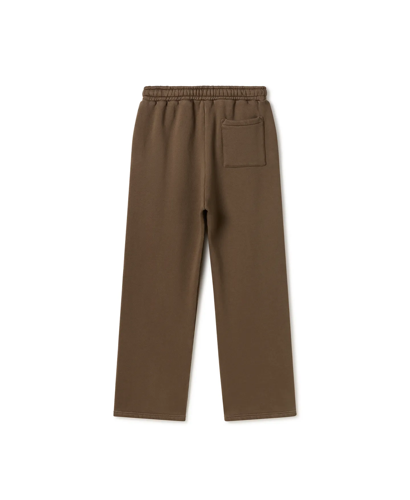 450 GSM 'Mocha Brown' Straight-leg Pants