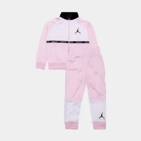 Air Jordan Blocked Tricot Set Preschool Set (Pink/Black)