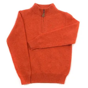 Alan Paine Inferno Lambswool Quarter Zip Jumper