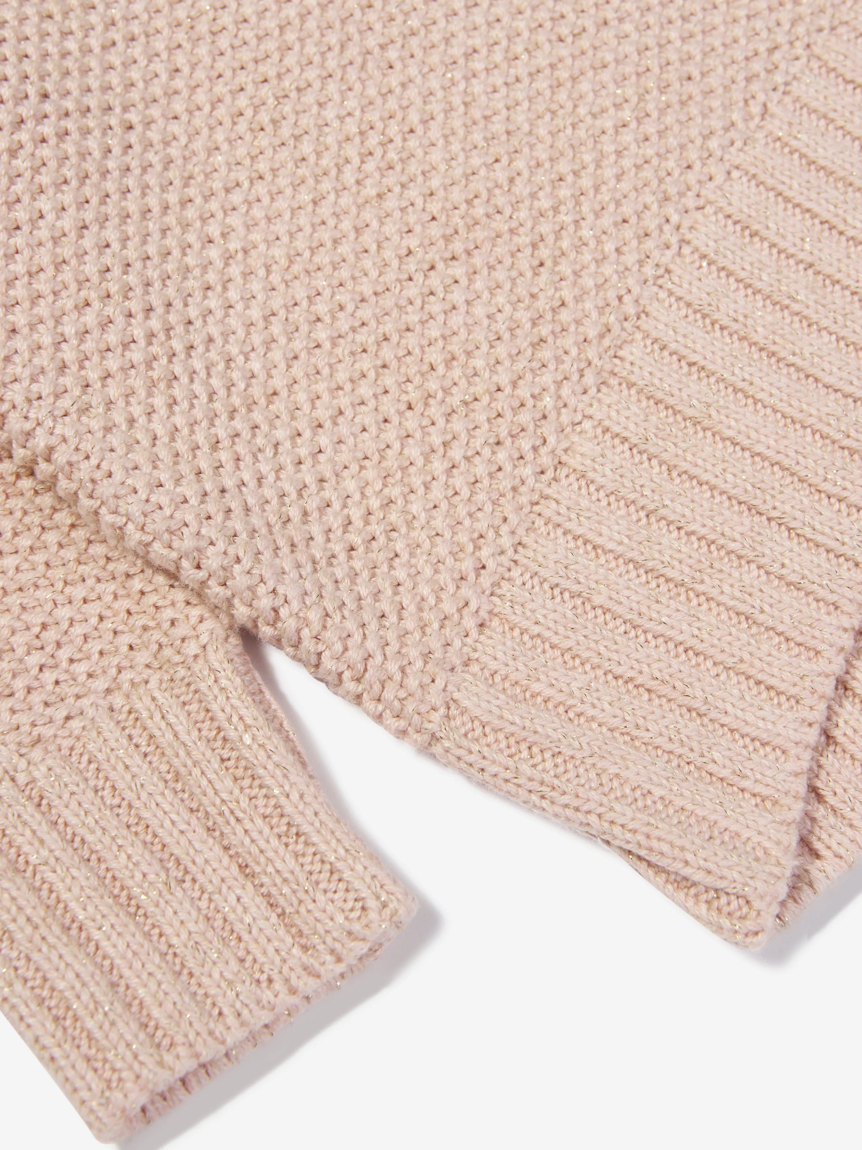 Angels Face Girls Macy Chunky Jumper in Pink