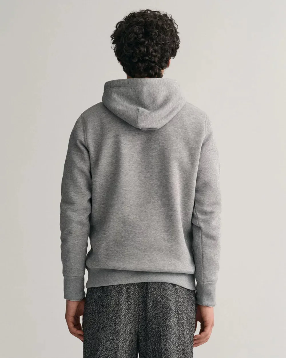 Archive Shield Hoodie - Grey Melange