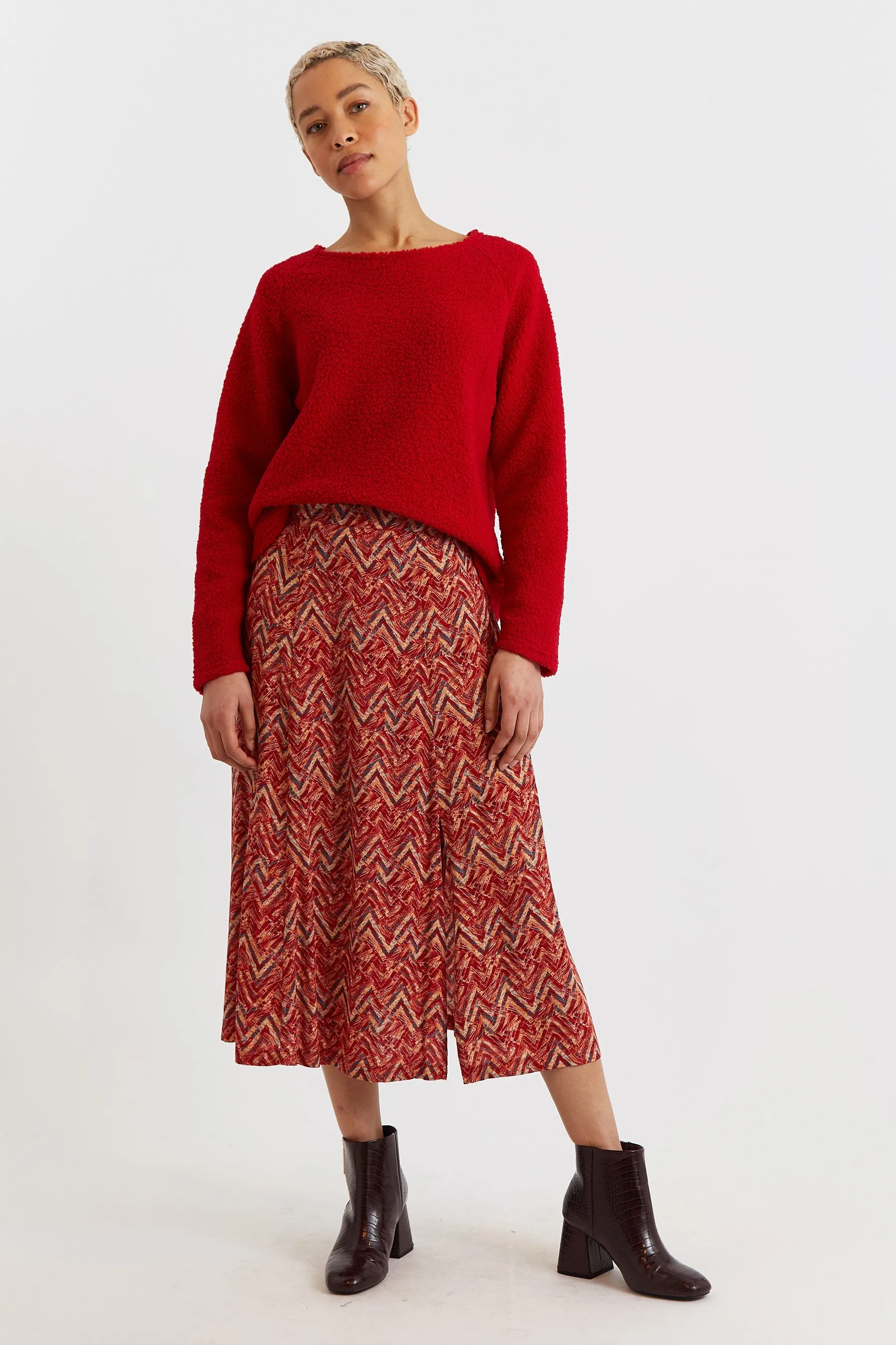 Bianca Borg Sweater Red