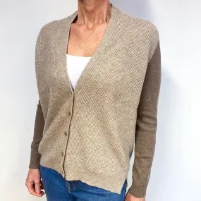 Biscuit Brown Cashmere Cardigan Medium