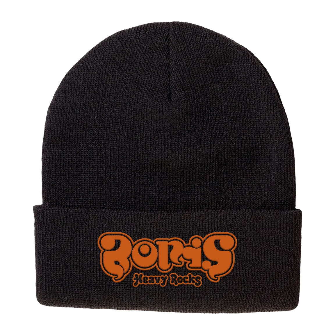 Boris "Heavy Rocks" DRI DUCK Black Embroidered Beanie