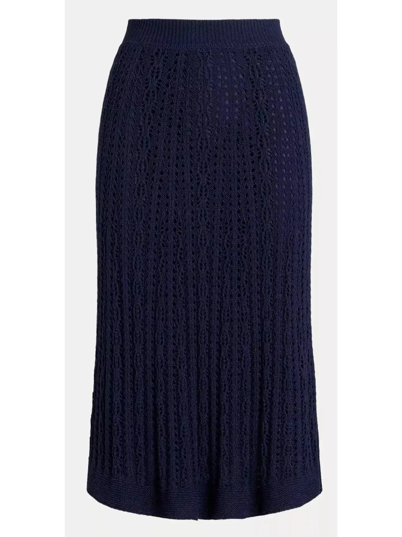 Boucle Short-Sleeve Polo Jumper and Skirt Set, Navy Blue