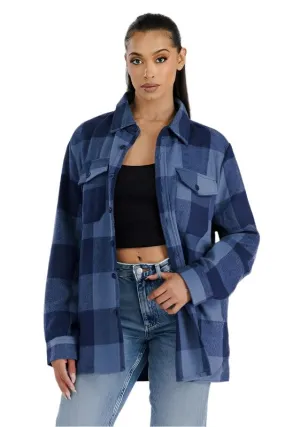 Boyfriend Oversized Soft Flannel Shacket Shirt