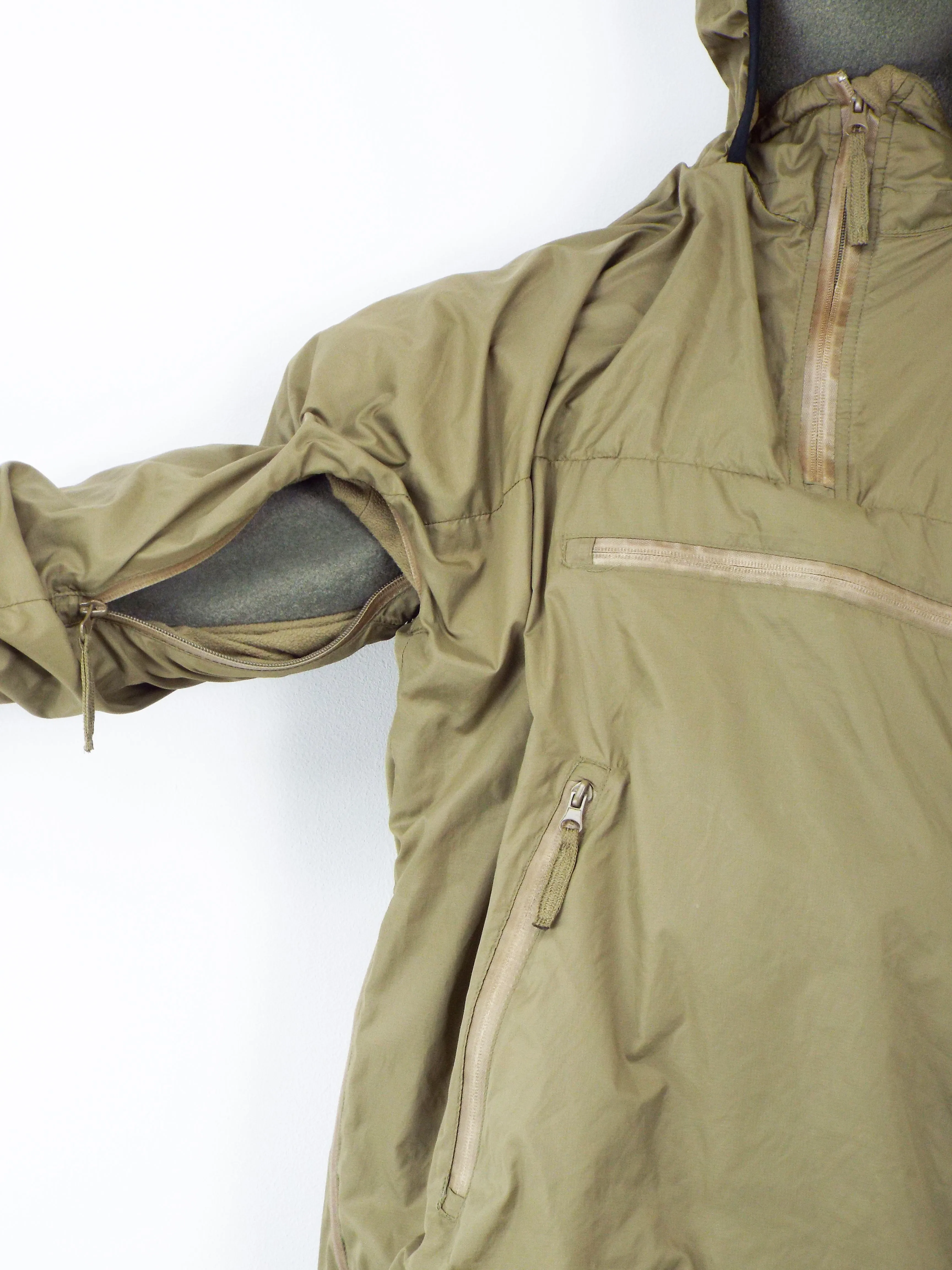 British Lightweight Thermal Smock - light olive green - DISTRESSED RANGE