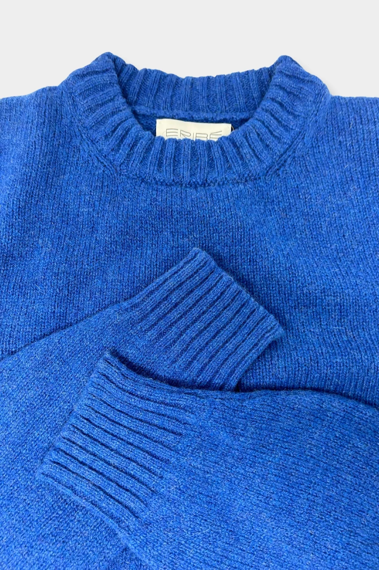 Brora Shetland Sweater | Blue