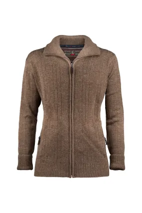 Brown Merino Cardigan