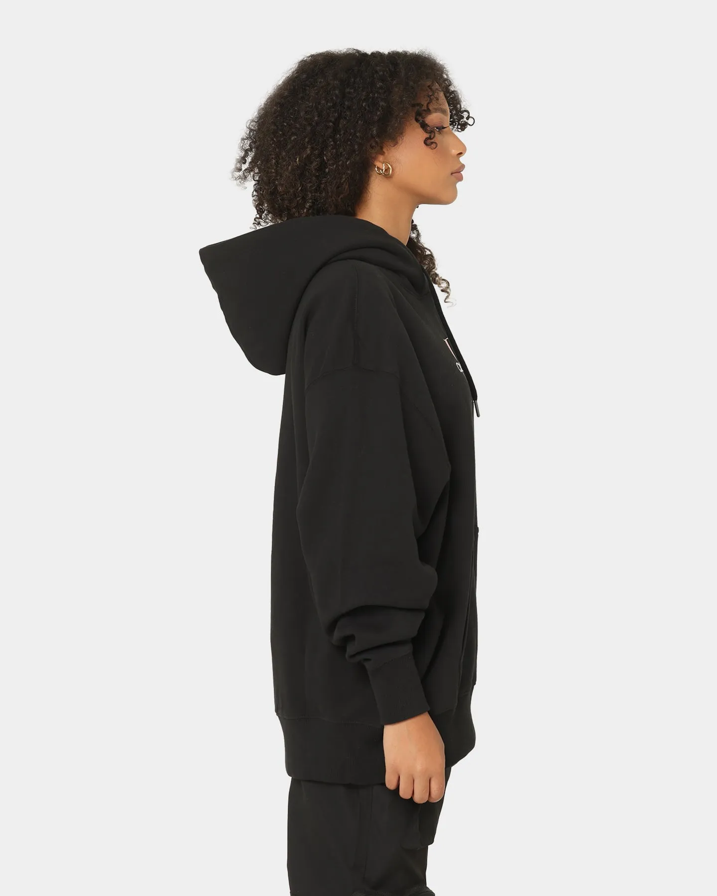 Calvin Klein Women's Mid Scale Monogram Hoodie Black