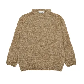 Casey Casey Mix Stitch Jumper Alpacot in Khaki