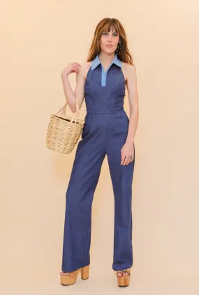 Cecilia Jumpsuit in Denim