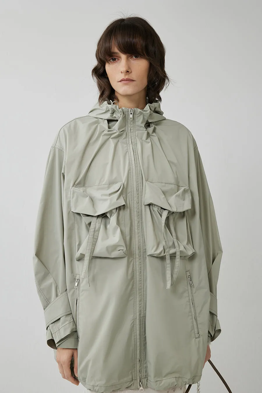 Coat / JNBY Big-pocket Design Mid-length Down Coat