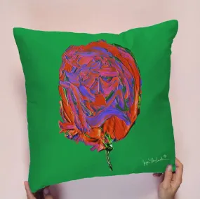 Cosmic Strawberry and Lime Pillow Indoor/Outdoor-Double Sided Print by Jumper Maybach®