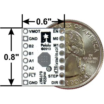 DRV8834 Low-Voltage Stepper Motor Driver Carrier