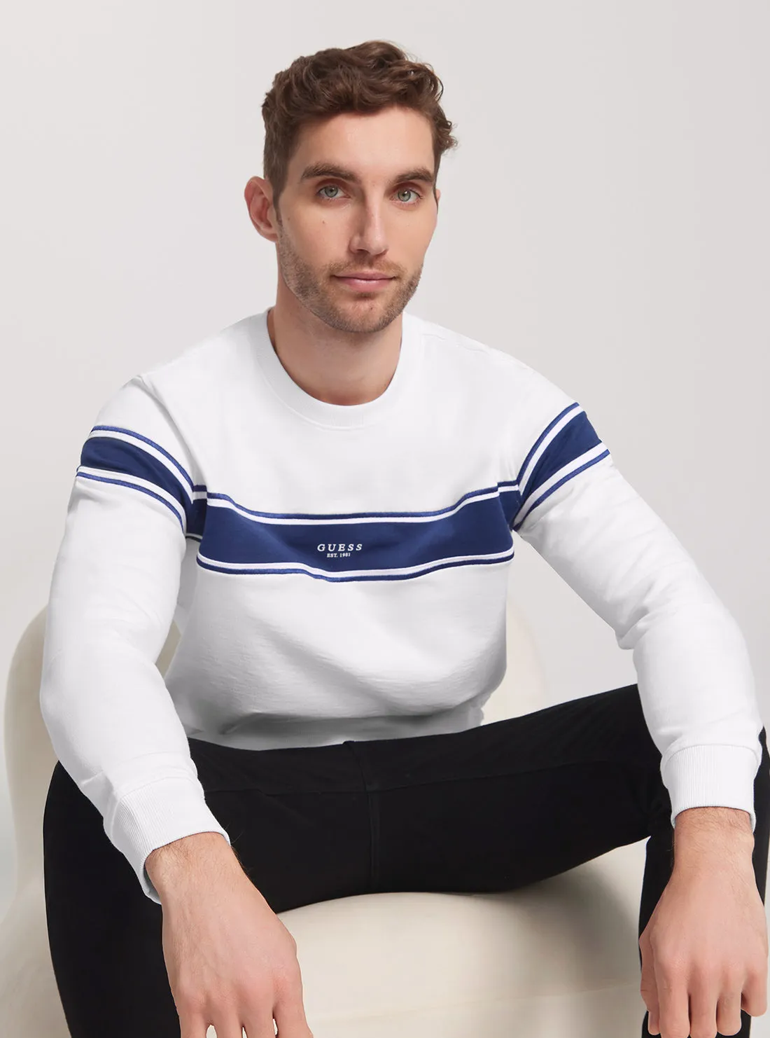 Eco Inserted Stripe Jumper