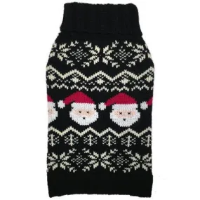 Fabdog | Traditional Christmas Fairisle Dog Jumper - Santa