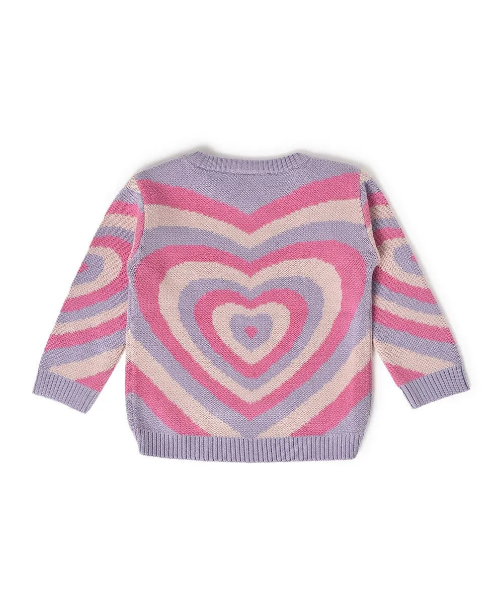 Frosty'z Hearts Knitted Jumper