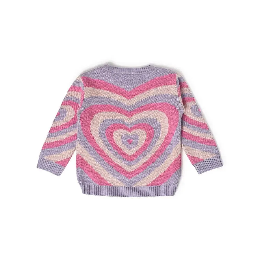 Frosty'z Hearts Knitted Jumper