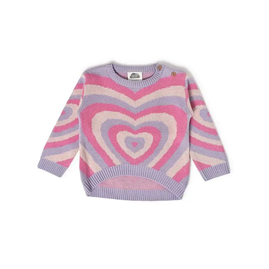 Frosty'z Hearts Knitted Jumper