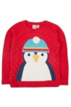 Frugi Baby Boys Caleb Character Knit Jumper