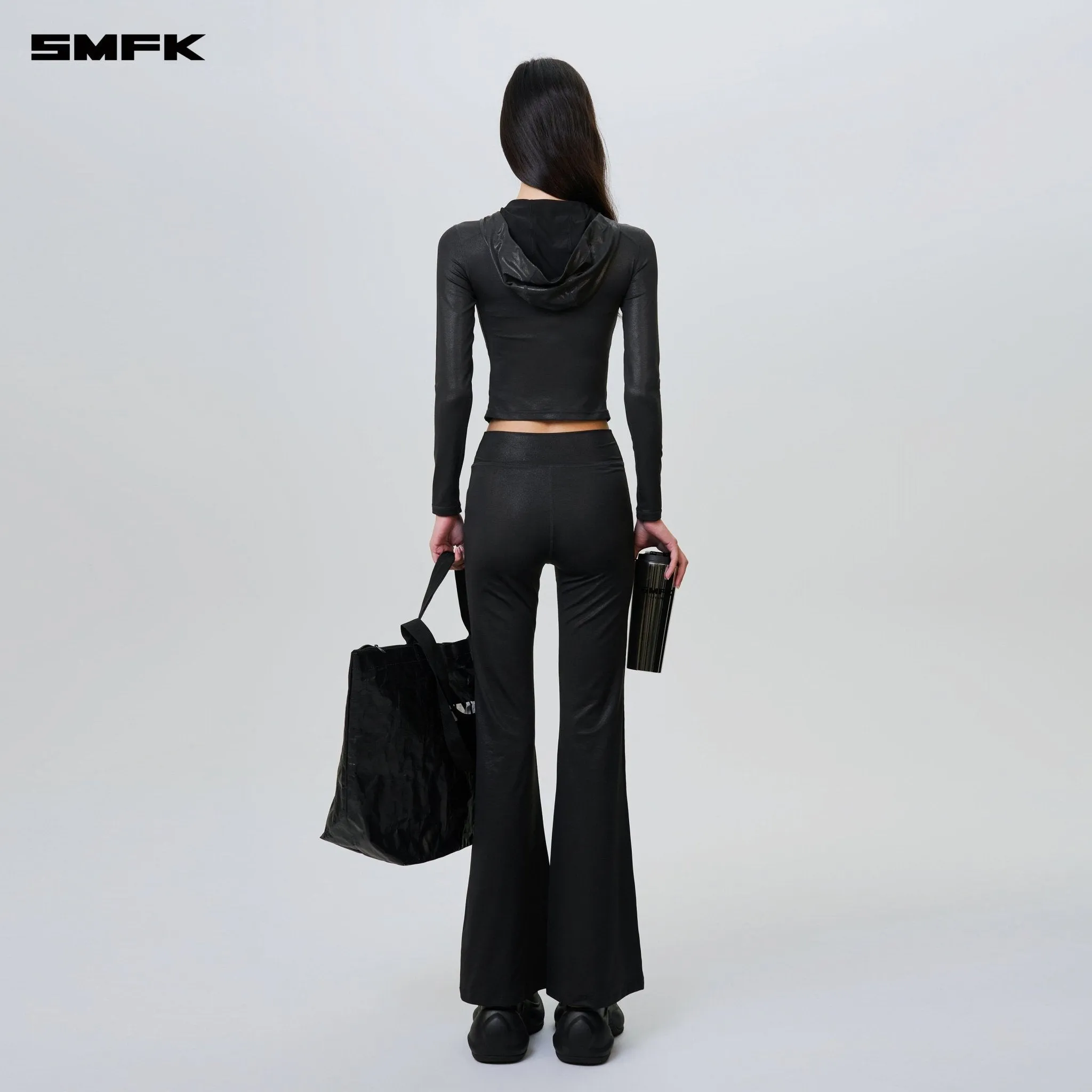 FUTURE Wave Body Shaping Flared Pants Lightning Black