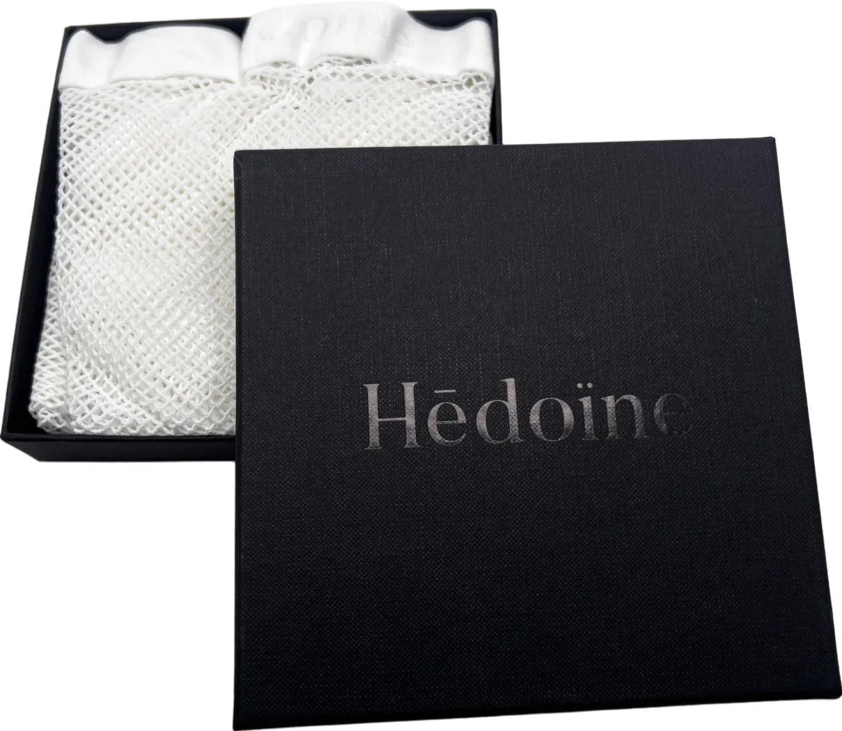 hedoine White The Drama Bold Stretch-woven Tights UK M/L