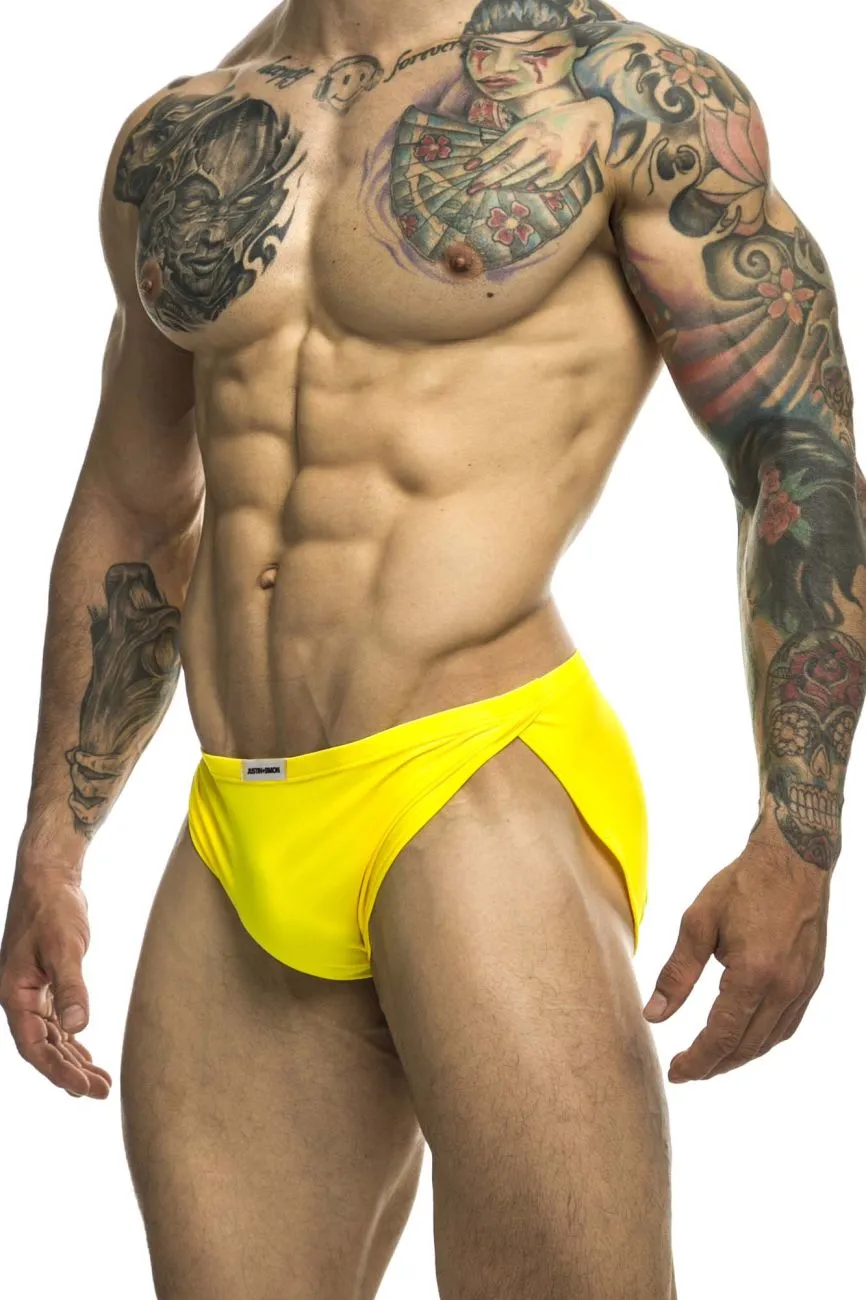 JUSTIN SIMON XSJ09 Running Shorts Color Yellow