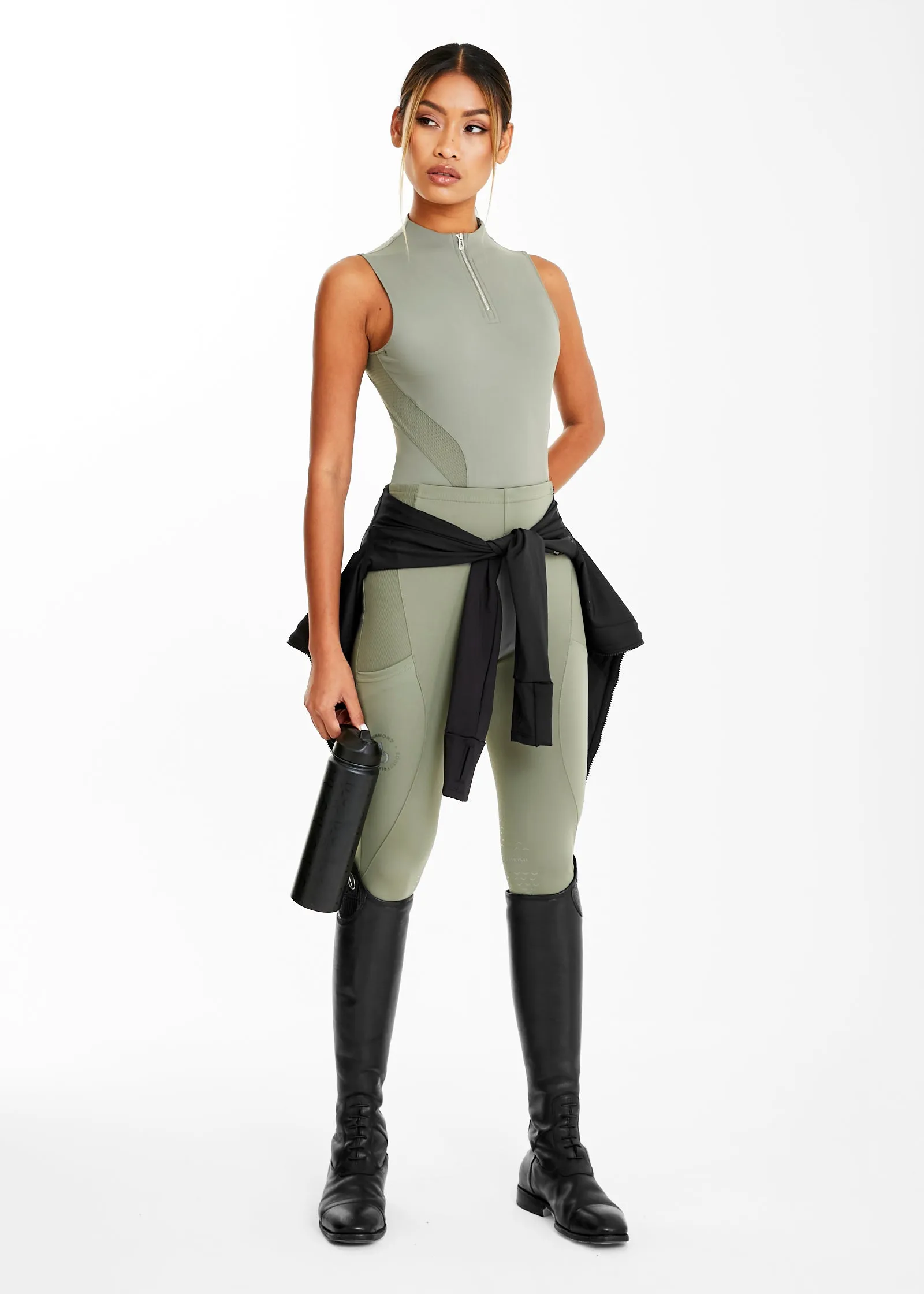 Khaki Sleeveless Base Layer