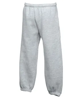 Kids classic elasticated cuff jog pants | Heather Grey