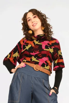 Kirby Crop Jumper Print