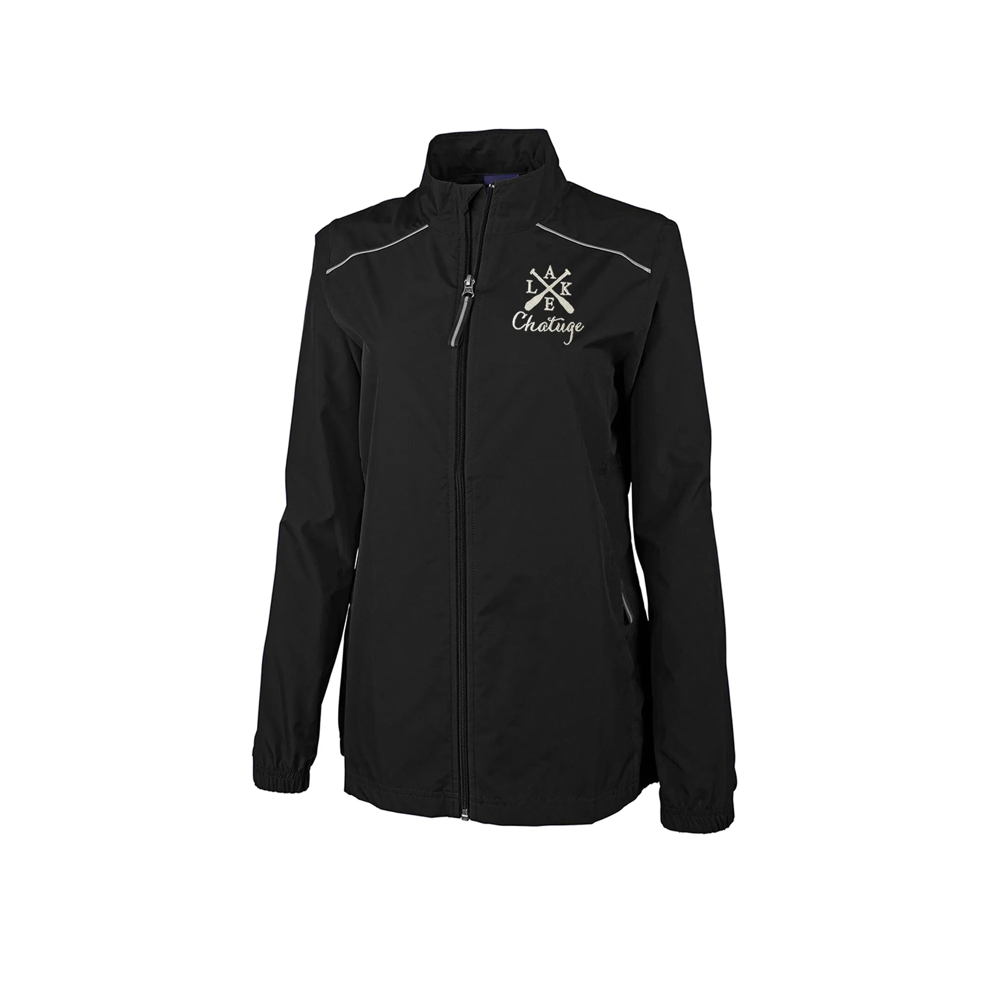 Ladies Skyline Pack-N-Go Full Zip Jacket with Any Lake Name