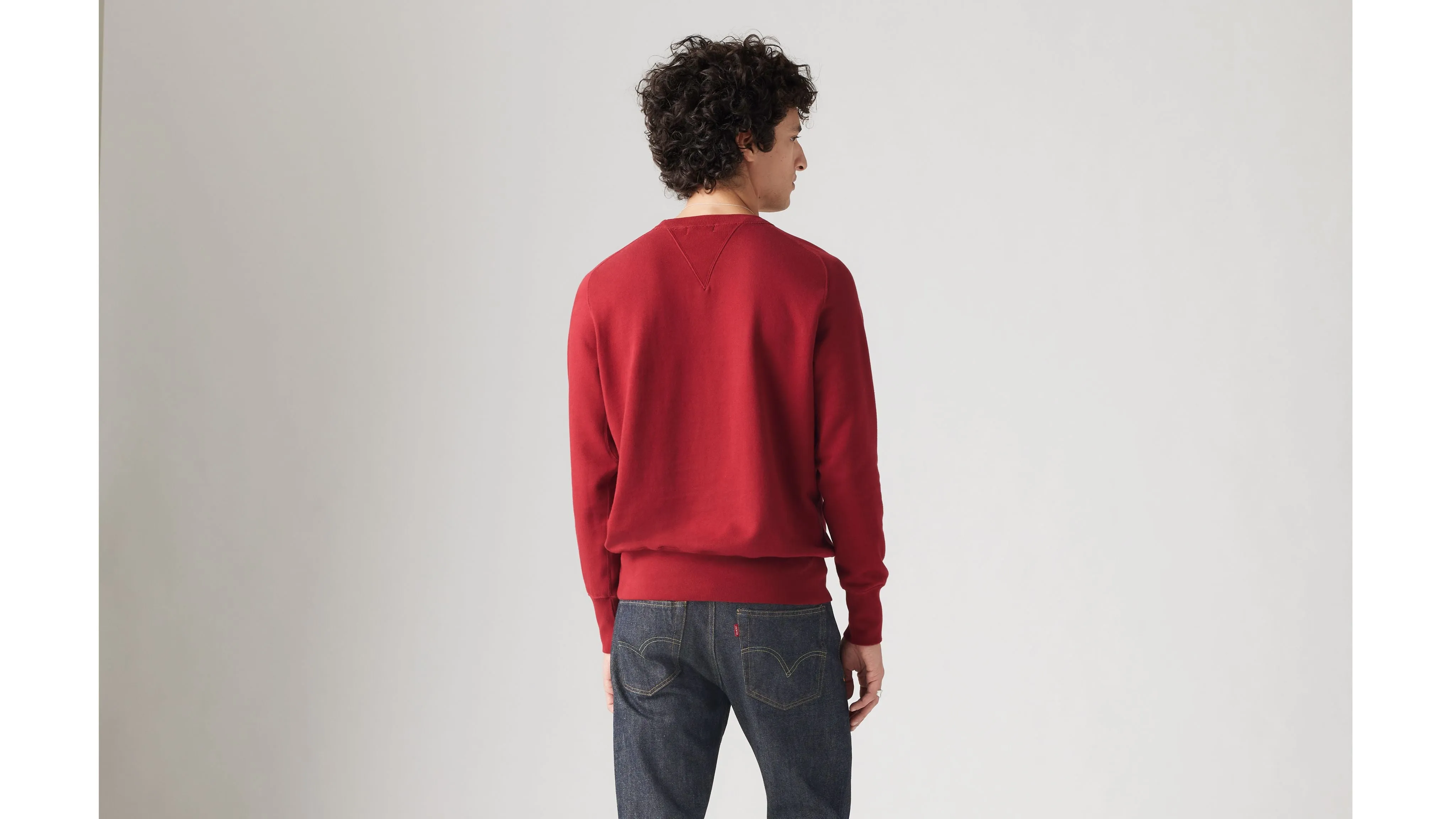 LEVI'S - vintage bay meadows sweat - biking red