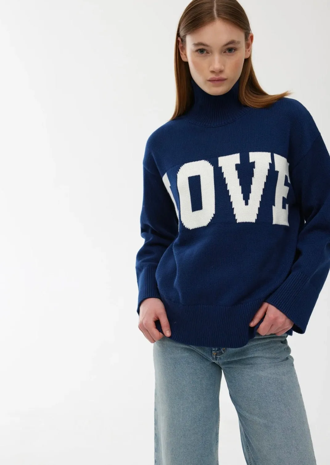 Love Me Jumper Navy