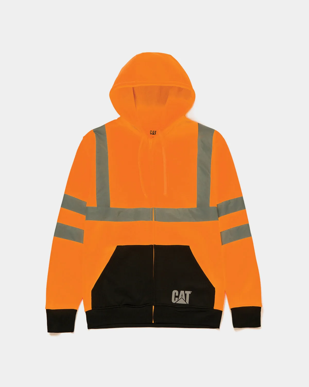 MEN'S HI-VIS FULL ZIP COLORBLOCK HOODIE