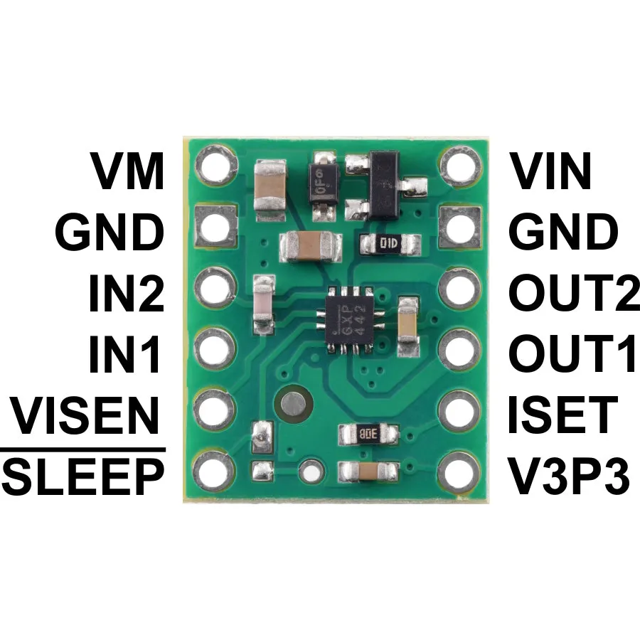 MP6550 Single Brushed DC Motor Driver Carrier