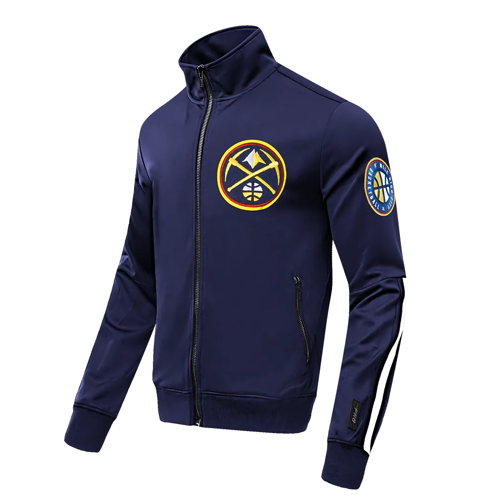 NBA DENVER NUGGETS CLASSIC MEN'S TRACK JACKET (MIDNIGHT NAVY)