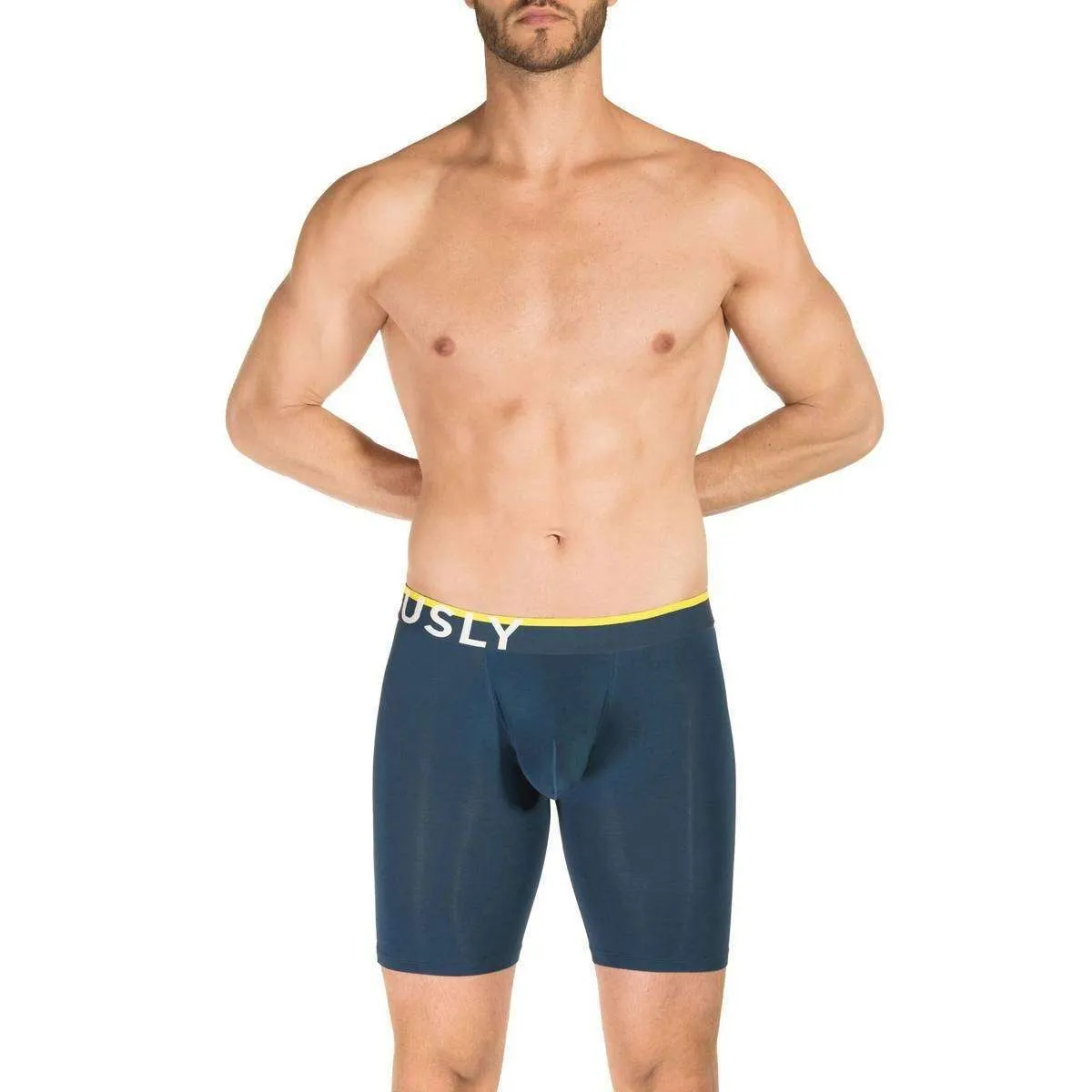 Obviously EveryMan AnatoMAX Boxer Brief 9inch Leg - Nautical Navy