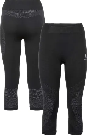 ODLO Women's Performance Warm 3/4 Leg Capri Leggings {O-196211}