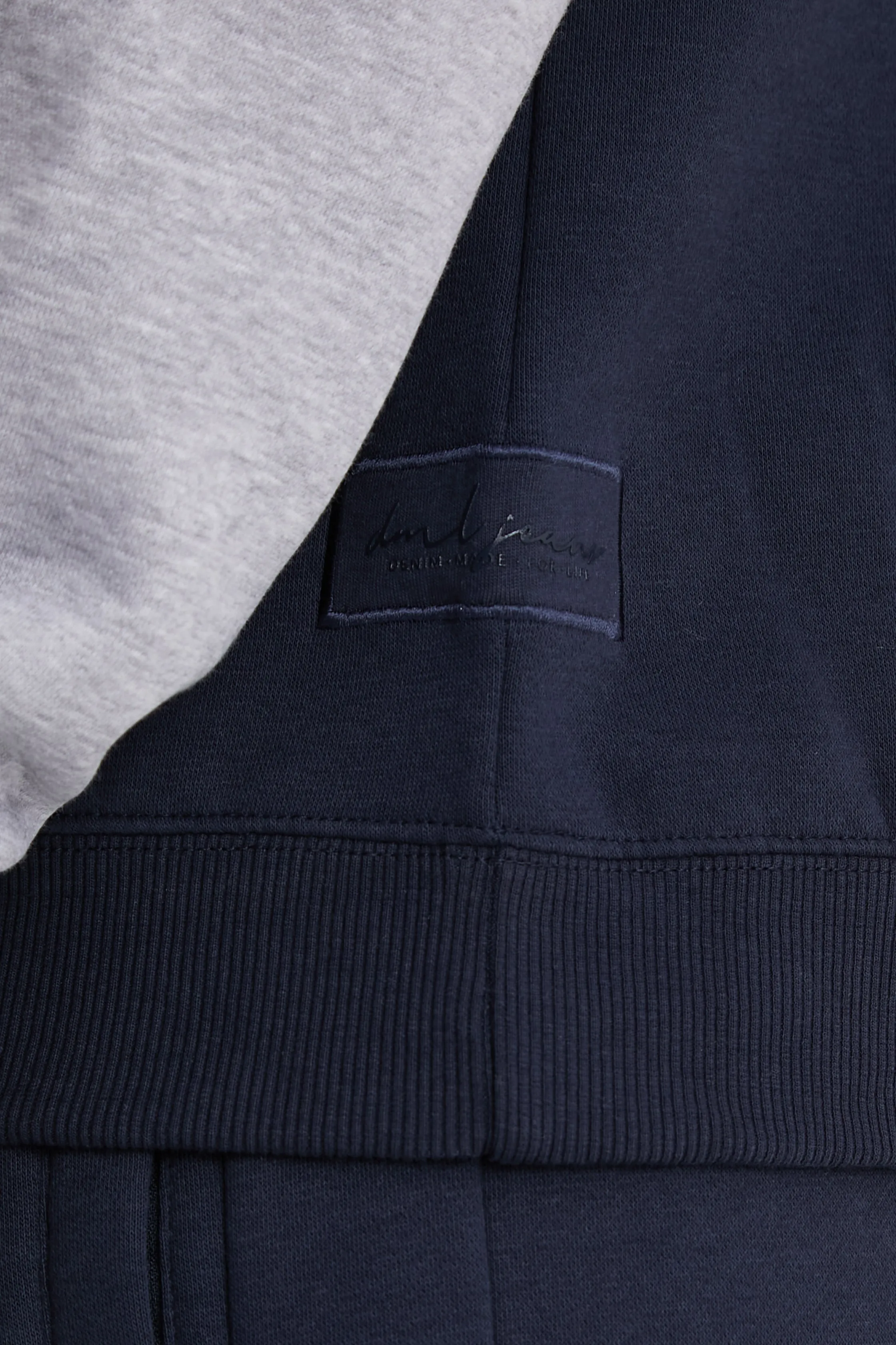 Park premium cut & sew fleece hoodie in Navy