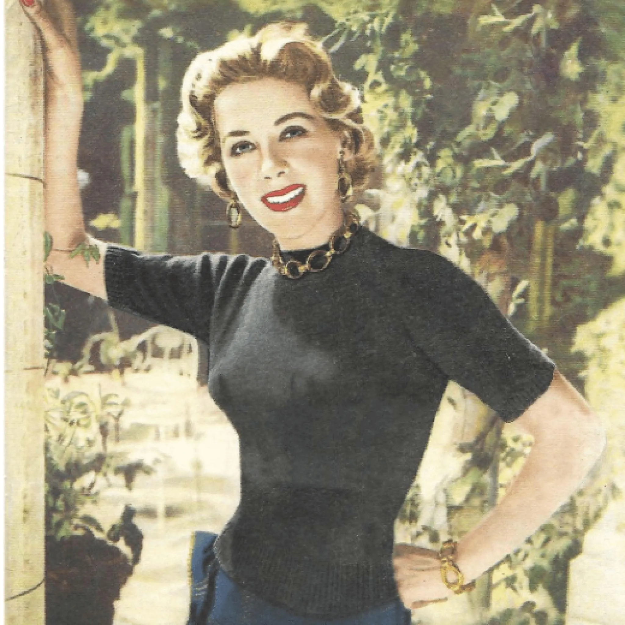 PDF - 1940's Knitting Pattern: Distinguished Twin Set Lace Jumper & Cardigan -  Bust Adult - Instantly Print at Home