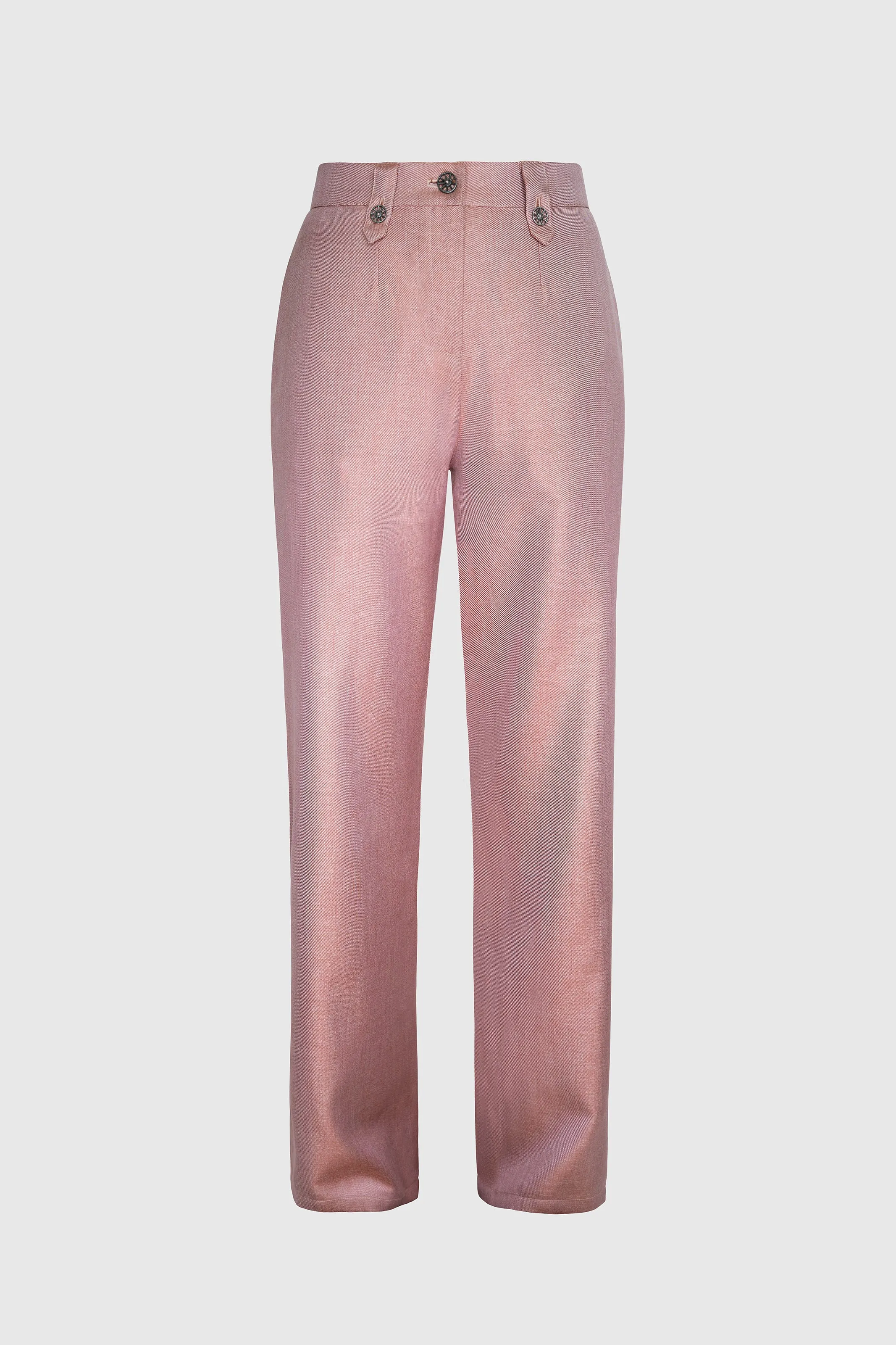 Pink Cinnamon Trousers - Silk