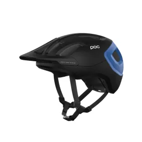 POC Axion Helmet Black Electric Blue Metallic Matte