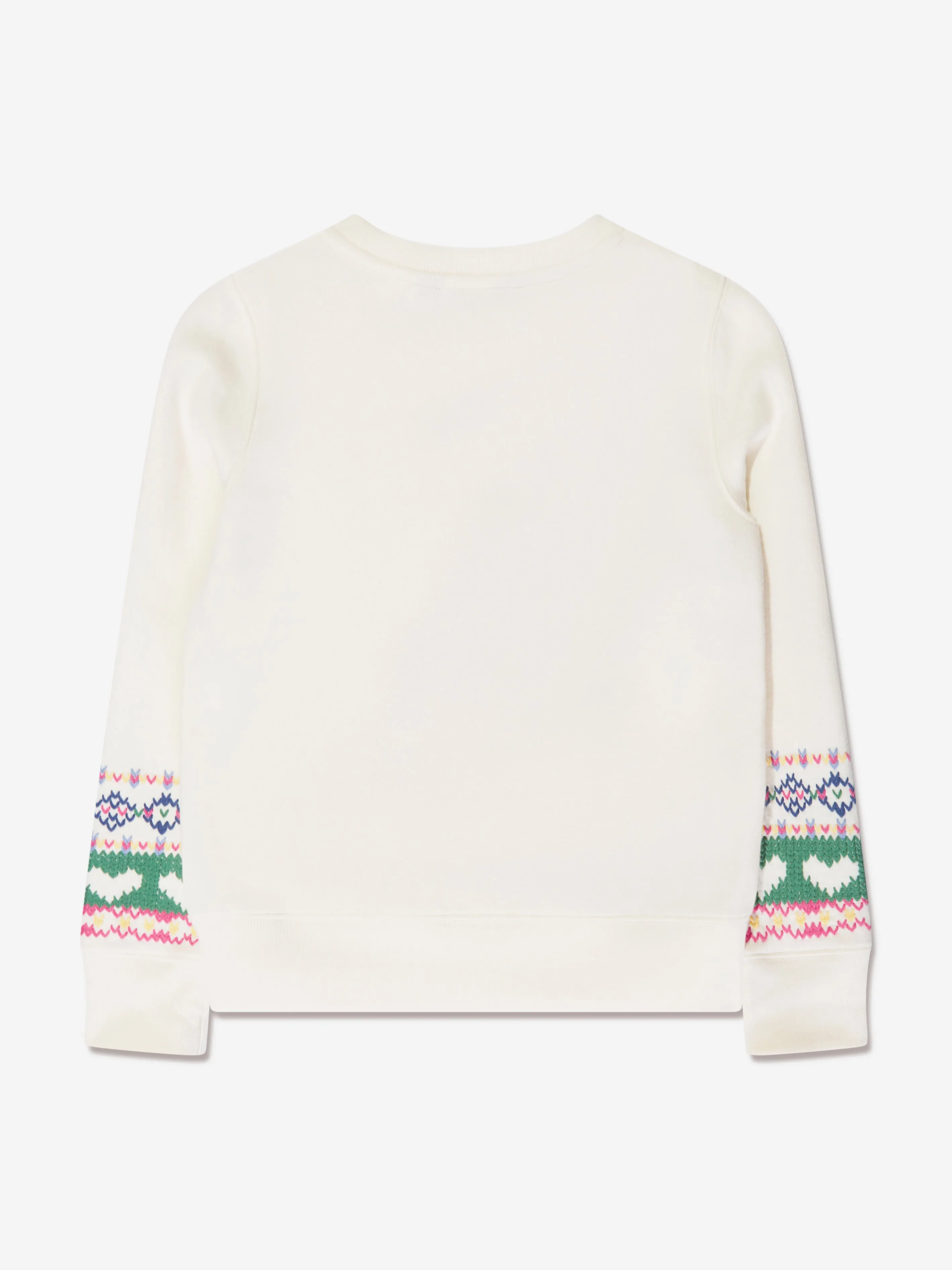 Ralph Lauren Girls Fair Isle Jumper in Ivory