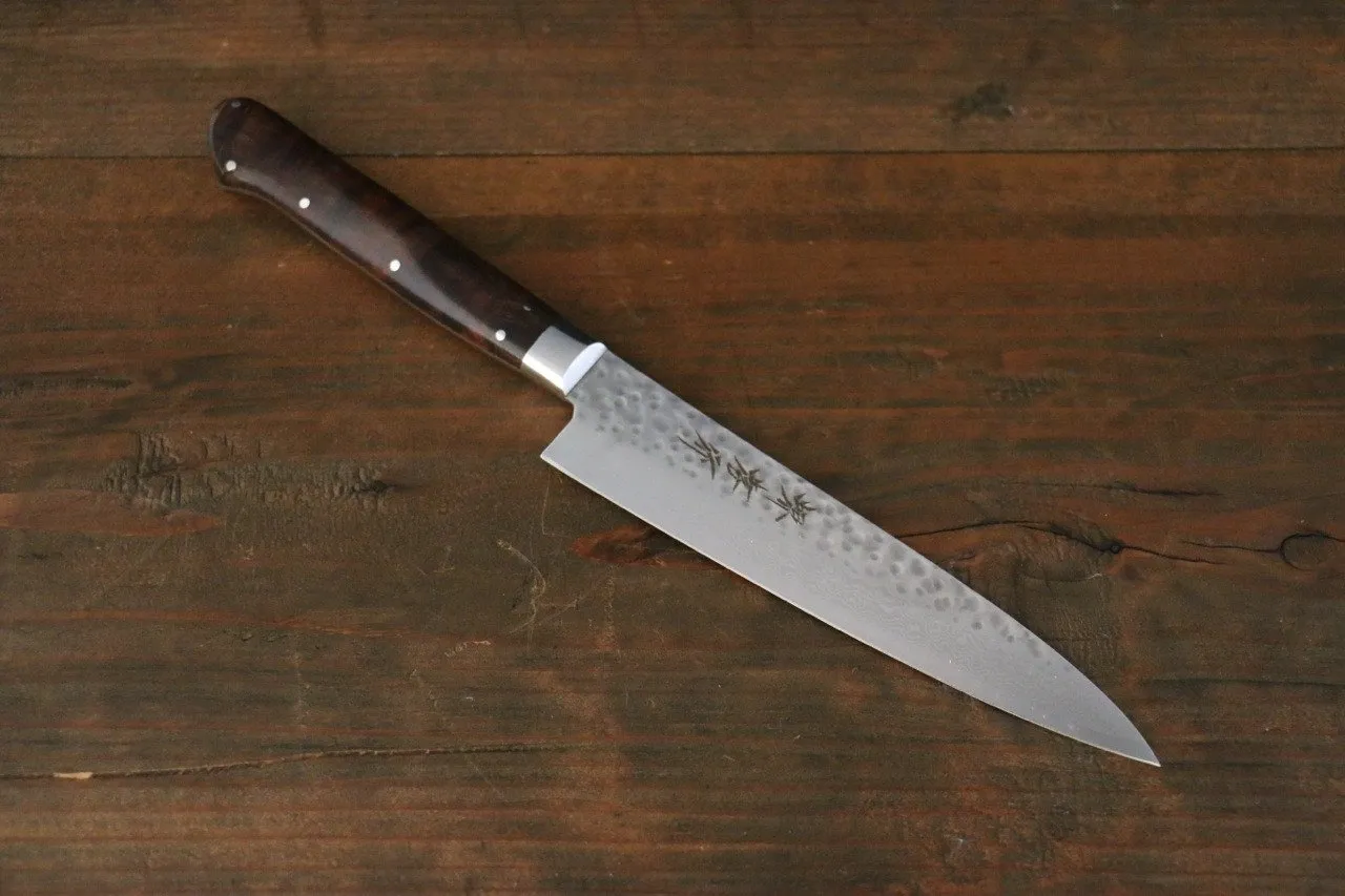 Sakai Takayuki VG10 17 Layer Damascus Petty-Utility 135mm Desert Ironwood Handle