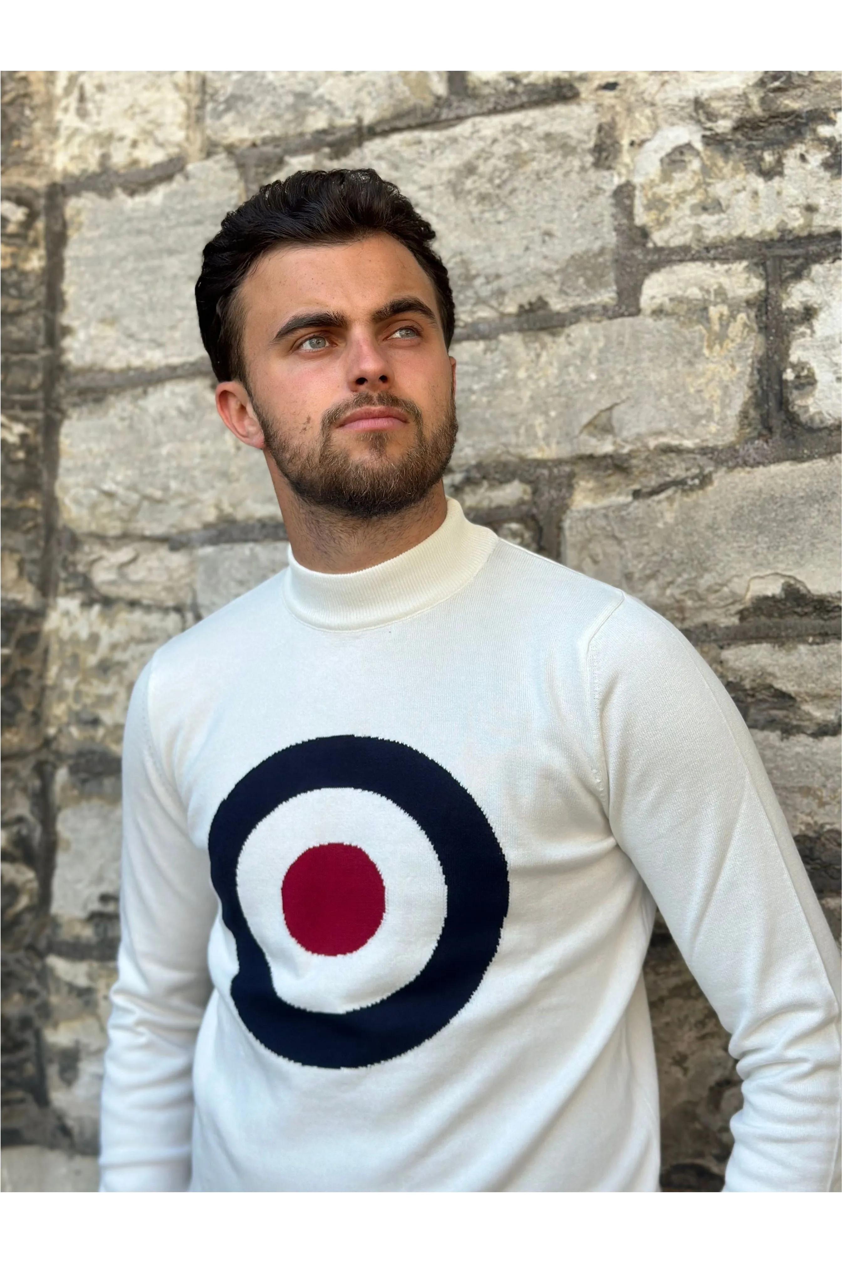 Ska & Soul - 'Moon' Fine Gauge Knit - Turtle Neck