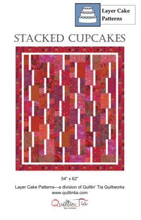 Stacked Cupcakes 10in Square Quilt Pattern