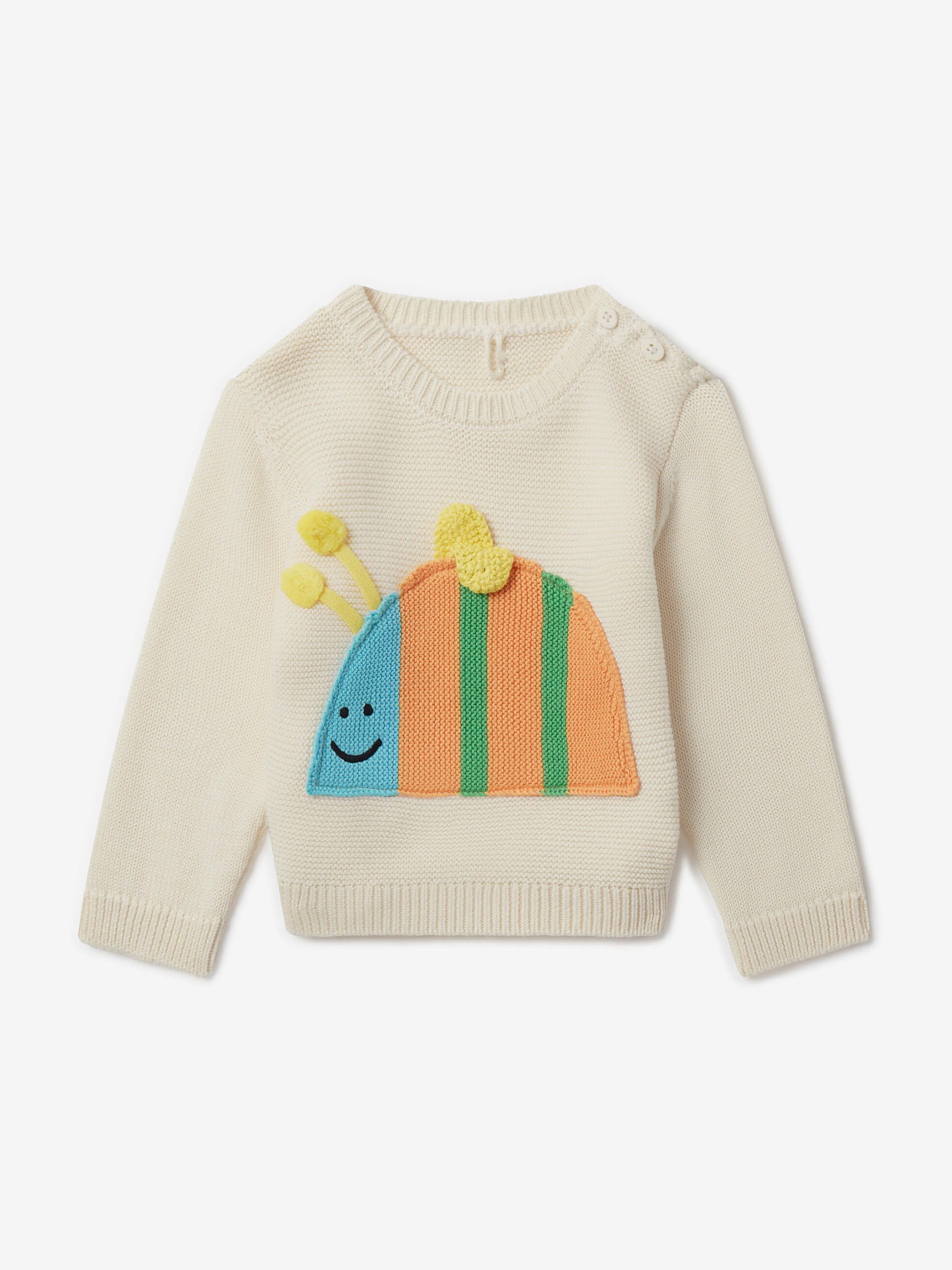 Stella McCartney Baby Boys Bee Jumper in Ivory