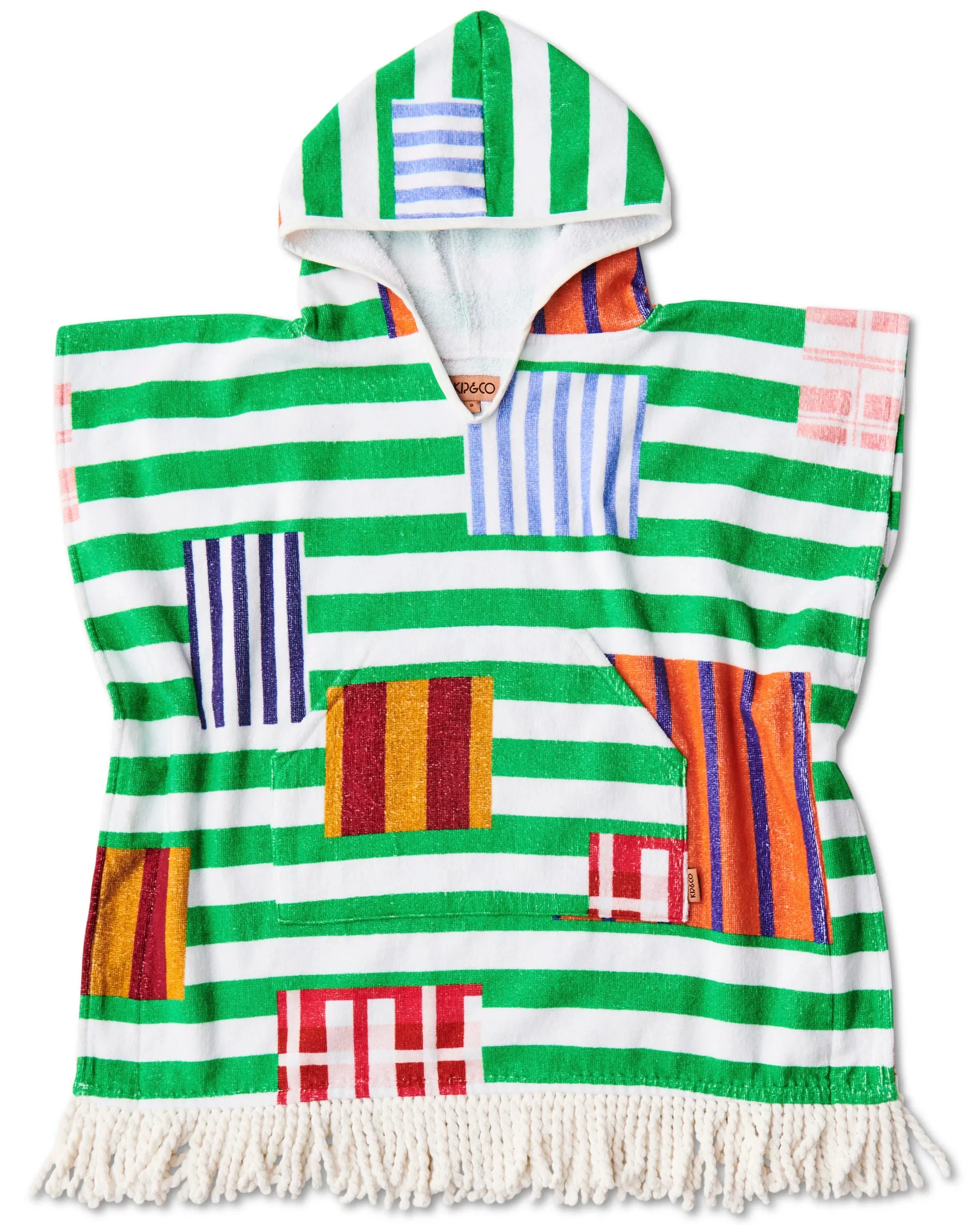 Stripe On Stripe Boardies and Poncho Bundle