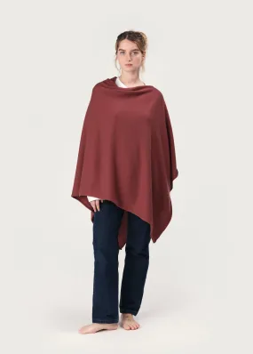 THE CLASSIC PONCHO | Redwood